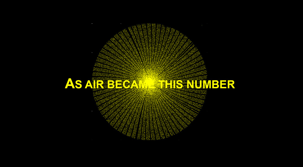 As Air Became This Number by Hanna Husberg & Agata Marzecova